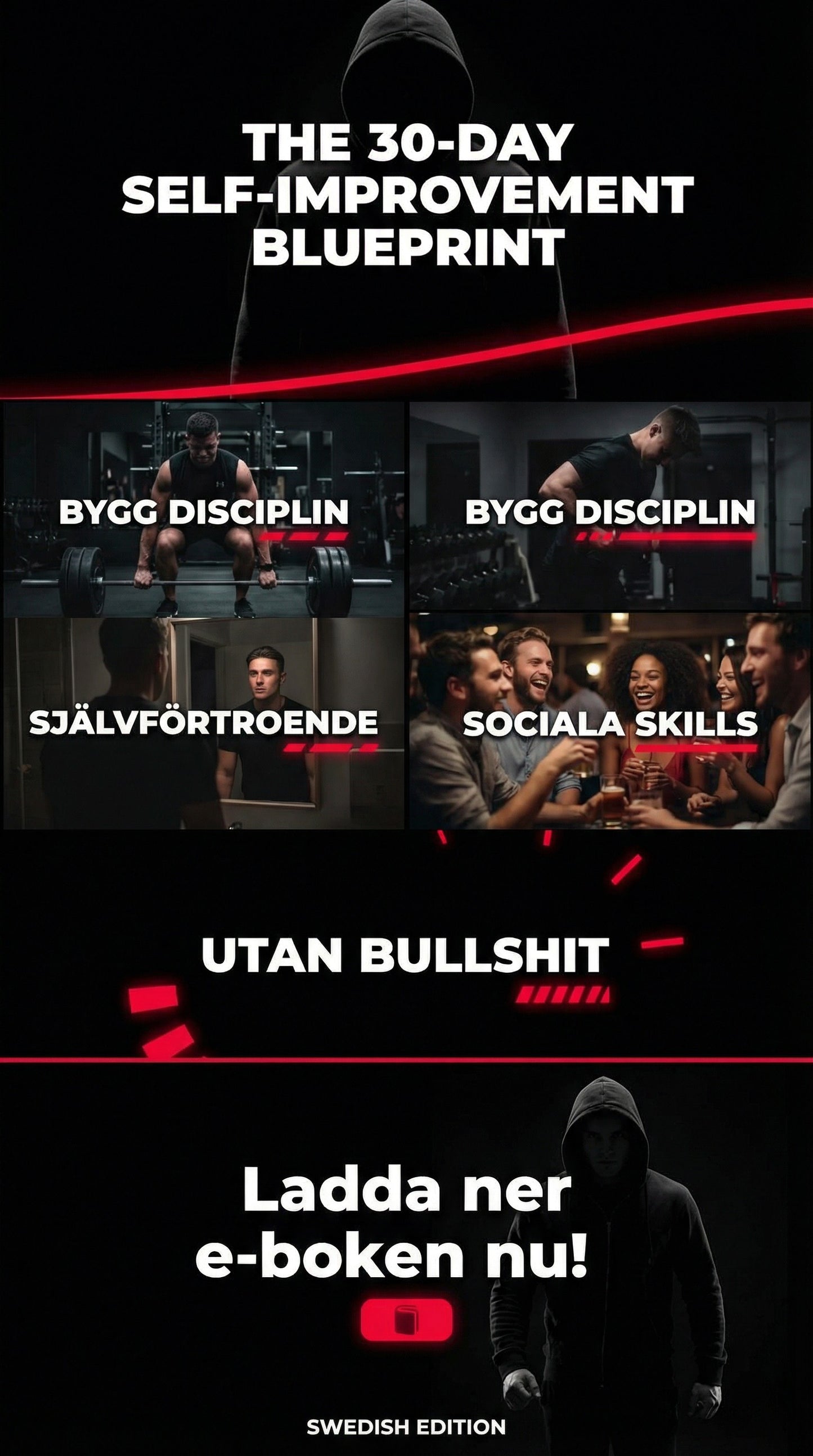 THE 30-DAY SELF-IMPROVEMENT BLUEPRINT (Swedish Edition)